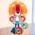 Hochet multi-activités jack le lion Orange 3 - vertbaudet enfant 
