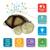 Veilleuse twilight turtle - moka Marron 3 - vertbaudet enfant 