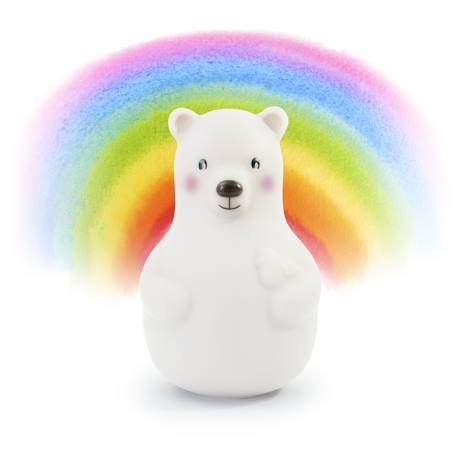 Veilleuse ours lumicolor Blanc 1 - vertbaudet enfant 