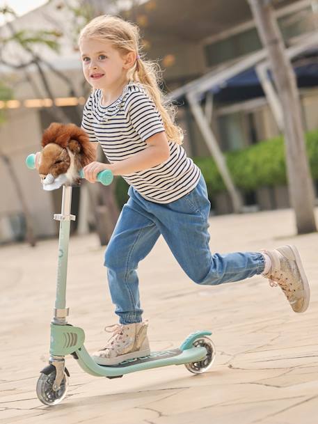 Tête de peluche pour guidon olive+orange+rose 4 - vertbaudet enfant 