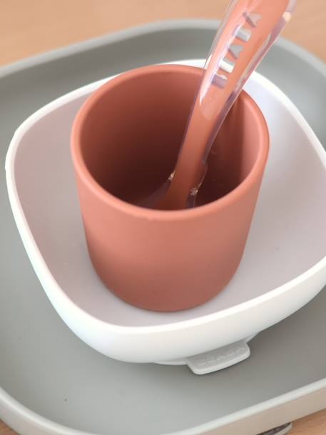 Set vaisselle 4 pièces silicone bleu+bleu+EUCALYPTUS+jaune+jungle+NIGHT BLUE+rose+terracotta+vert sauge 34 - vertbaudet enfant 