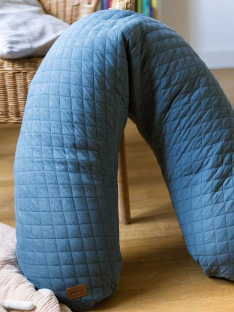 Coussin de maternité et d'allaitement Big Flopsy Brique+cacao+Gris chiné+gris imprimé+Lin+marron imprimé+vert 11 - vertbaudet enfant 