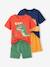 Lot de 2 pyjashorts garçon animaux multicolore 1 - vertbaudet enfant 