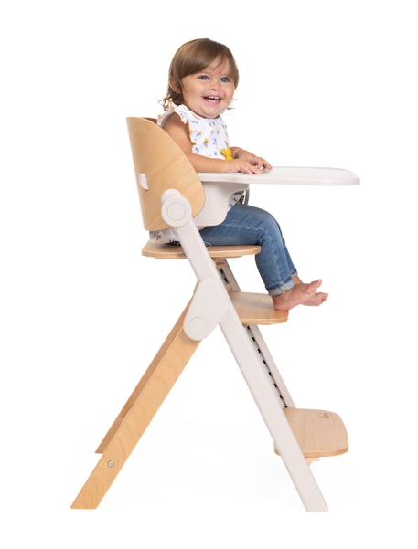 Chaise Haute Meraviglia Fossil bois 7 - vertbaudet enfant 