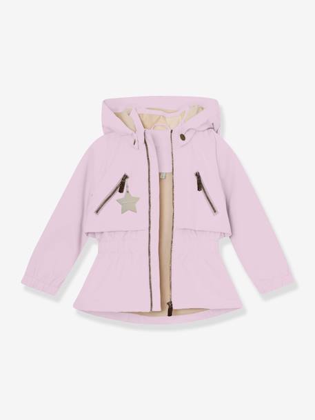 Veste mi-saison imperméable fille avec doublure polaire MATALGEA bois de rose+lilas poudré+rose poudré+vert sauge 11 - vertbaudet enfant 