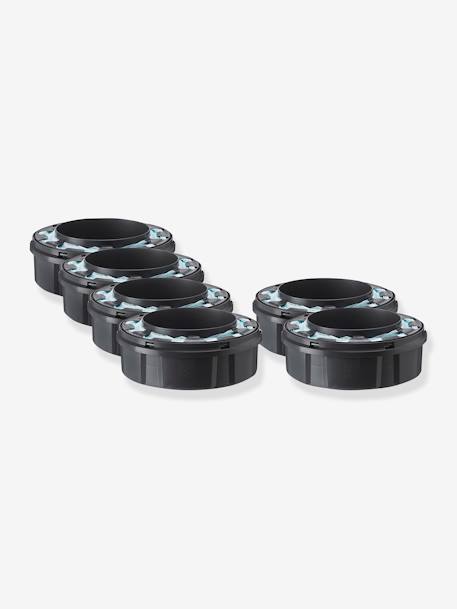 Recharges Twist&Click, Pack Économique de 6 en plastique recyclé gris 2 - vertbaudet enfant 