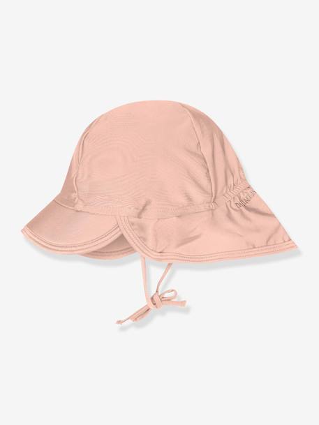 Chapeau de soleil UV pour bébé fille MATGUSTAS rose+vert 2 - vertbaudet enfant 