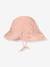 Chapeau de soleil UV pour bébé fille MATGUSTAS rose+vert 2 - vertbaudet enfant 