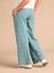 Pantalon de grossesse large gaze coton imprimé avec bandeau vert 4 - vertbaudet enfant 