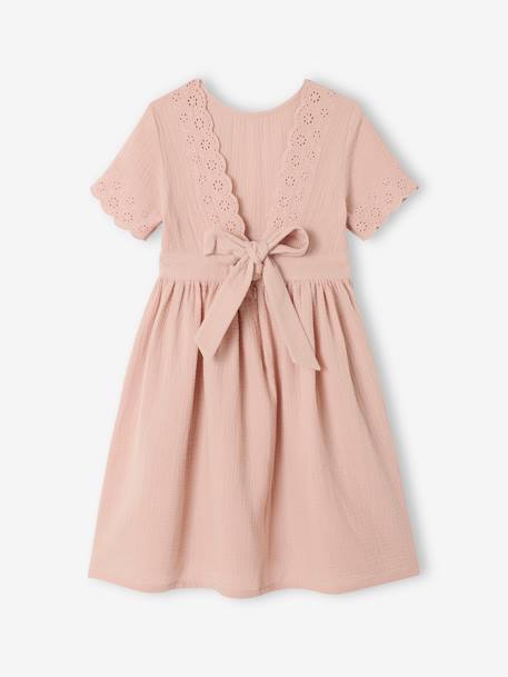 Robe de cérémonie fille matchy matchy capsule mère/fille rose poudré 6 - vertbaudet enfant 