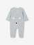 Pyjama bébé mixte velours animal personnalisable beige chiné+gris chiné 13 - vertbaudet enfant 