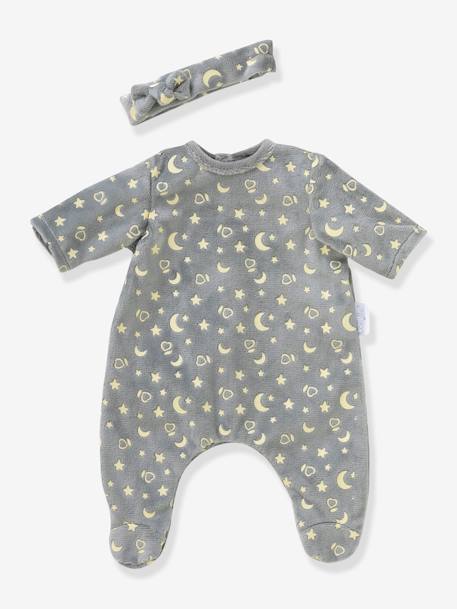 Pyjama brille dans la nuit & bandeau pour poupon gris 3 - vertbaudet enfant 