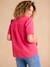 Chemise en seersucker vichy grossesse et allaitement rose 8 - vertbaudet enfant 