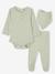 Ensemble body + legging + foulard bébé vert sauge 1 - vertbaudet enfant 