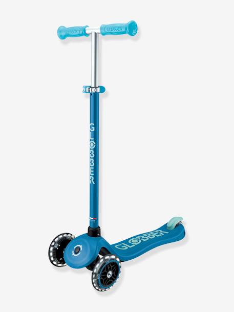 Primo Lights - Trottinette Lumineuse à 3 Roues bleu pétrole+corail 1 - vertbaudet enfant 
