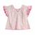 Blouse liberty   à volants  butterfly Blanche fuchsia+Jaune bleu+Rose bleu pastel+Violet bleu 15 - vertbaudet enfant 