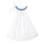 Robe de cortège   fleurie    alizee Blanc bleu floral 5 - vertbaudet enfant 