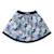 Ensemble   jupe fleurie   & col roulé Bleu marine lilas beige 3 - vertbaudet enfant 
