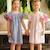 Robe  été   ample  butterfly Bleu marine+Jaune bleu+Rose bleu pastel+Violette bleu 18 - vertbaudet enfant 