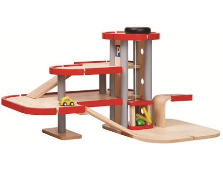 Garage parking en bois Rouge 1 - vertbaudet enfant 