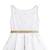 Robe cérémonie   lin    hepburn Blanc or 6 - vertbaudet enfant 