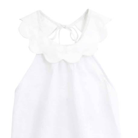 Blouse  été  - col forme pétale  tulipe Blanc 4 - vertbaudet enfant 