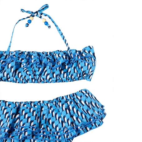 Maillot de bain  2 pièces  imprimé pingouin  swan Bleu roi 5 - vertbaudet enfant 