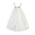 Robe cérémonie bohème   tulle    alizee Blanc cassé doré 3 - vertbaudet enfant 