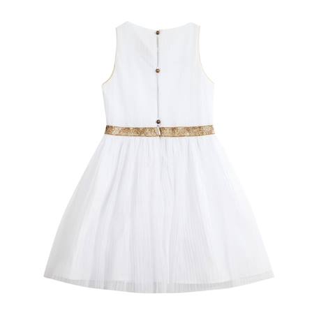 Robe de cortège  et  pour   hepburn Blanche or 5 - vertbaudet enfant 