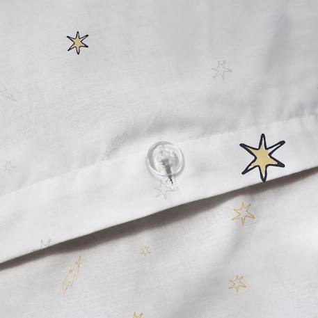 Parure de lit imprimée 100% coton, harry potter owl Blanc 5 - vertbaudet enfant 