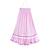 Robe longue   avec dentelle   2-en-1  ibiza Rose violet+Vert orange 5 - vertbaudet enfant 