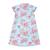 Robe chinoise  fleurie    annam Bleu turquoise fuchsia 5 - vertbaudet enfant 