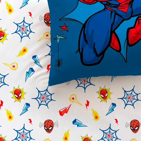 Parure de lit imprimée 100% coton, spiderman home avenger Bleu 2 - vertbaudet enfant 