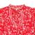 Blouse fleurie   avec col à volants  lili rose Rouge 2 - vertbaudet enfant 