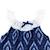 Blouse tie-and-dye été   bleu marine  col 2-en-1  aurore Bleu marine blanc 2 - vertbaudet enfant 