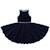 Robe  qui tourne velours   et col    hepburn Bleu marine bleu roi+Bleu marine rose 5 - vertbaudet enfant 