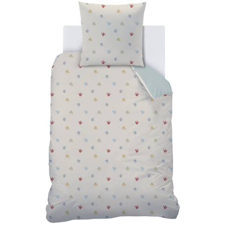 Parure de lit imprimée dinosaures 100% coton, jurassic world sicju Bleu 4 - vertbaudet enfant 