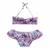 Maillot de bain  2 pièces liberty    swan Violet bleu 1 - vertbaudet enfant 