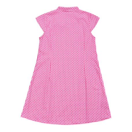 Robe chinoise   coton    annam Rose fuchsia 4 - vertbaudet enfant 