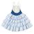 Robe salopette   à fines rayures   gigi Bleu ciel bleu denim 4 - vertbaudet enfant 