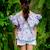 Blouse liberty   à volants  butterfly Blanche fuchsia+Jaune bleu+Rose bleu pastel+Violet bleu 22 - vertbaudet enfant 