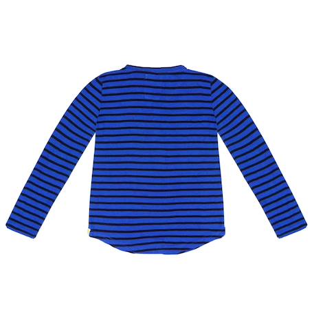 T-shirt manches longues   rayures   elvis Bleu roi bleu marine 4 - vertbaudet enfant 