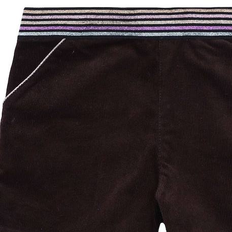 Ensemble   short velours  & col roulé Marron beige 3 - vertbaudet enfant 