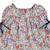 Blouse intersaison fleurie   liberty   col smocks  chimene Bleu lilas+Bleu roi+Marron beige+Orange+Rouge fleuri 16 - vertbaudet enfant 