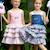 Robe salopette liberty     gigi Rose bleu pastel 6 - vertbaudet enfant 
