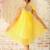 Robe cérémonie   col liberty   alizee Jaune lilas fleuri 5 - vertbaudet enfant 