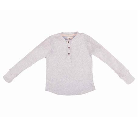 T-shirt henley    manches longues  augustin Gris souris 3 - vertbaudet enfant 