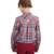 Chemise col mao   carreaux   liverpool Vieux rose 5 - vertbaudet enfant 