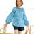 Blouse intersaison fleurie   liberty   col smocks  chimene Bleu lilas+Bleu roi+Marron beige+Orange+Rouge fleuri 6 - vertbaudet enfant 