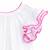 Blouse liberty   à volants  butterfly Blanche fuchsia+Jaune bleu+Rose bleu pastel+Violet bleu 4 - vertbaudet enfant 